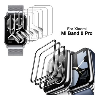 ฟิล์ม TPU นิ่ม และฟิล์มกันรอยหน้าจอ PMMA สําหรับ Xiaomi MiBand 8 Pro Mi Band 8 Pro