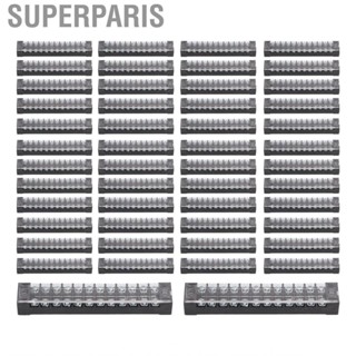 Superparis Screw Terminal 12 Sections Connection Block Rated 15A 600V For