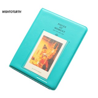 ☼Wt อัลบั้มรูปภาพ 64 ช่อง สําหรับโพลารอยด์ Fujifilm Instax Mini