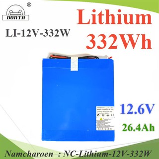 NC แบตเตอรี่ LED Street Light Lithium 332Wh สำหรับ LED Solar Street Light ALL Lithium-12V-332W