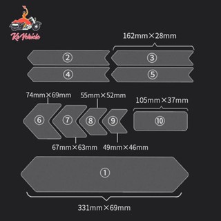 [Whstrong] สติกเกอร์ ป้องกันรอยขีดข่วน หลากสี อุปกรณ์เสริม สําหรับจักรยานเสือภูเขา สกูตเตอร์