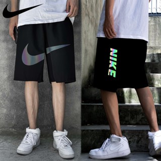 [M-5XL]NIke100% กางเกงขาสั้นลําลอง แห้งเร็ว พิมพ์ลายเลเซอร์ โอเวอร์ไซซ์ สําหรับผู้ชาย เหมาะกับการเล่นกีฬา บาสเก็ตบอล