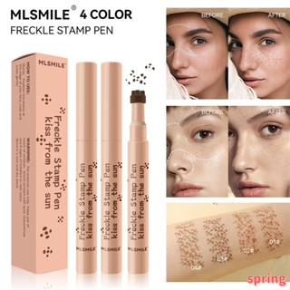 Mlsmile ปากกากระ แต่งหน้า จําลองธรรมชาติ กันน้ํา กันเหงื่อ ลอกออกได้ ไม่ซีดจาง 4 สี