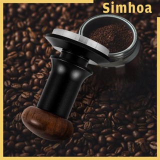 [SIMHOA] แทมเปอร์กดกาแฟ เอสเปรสโซ่ วอลนัท ฐานแบน สําหรับร้านกาแฟ