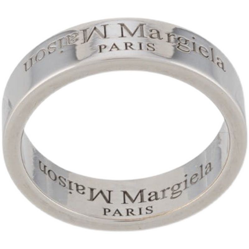 พร้อมส่ง * แหวนเงิน 925 ถอยหลังอัตโนมัติ สไตล์ Margiela ของแท้ สําหรับคู่รัก - รูปที่ 3