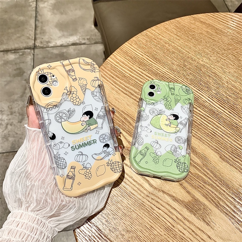 เคสโทรศัพท์มือถือแบบนิ่ม ลายการ์ตูนชินจัง YW063N สําหรับ Vivo Y01 Y01A T1X Y21A Y21S T1 5G Y30 X50 X