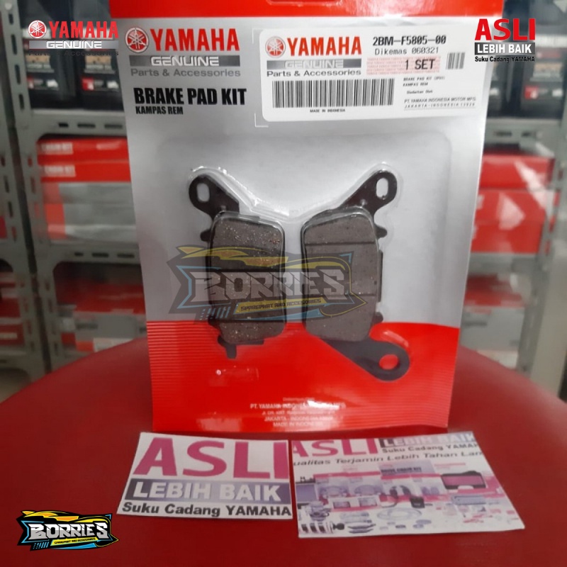 ผ้าเบรคหน้าสําหรับ Nmax Aerox Lexi All New Nmax All New Aerox Original Yamaha 2BM-F5805-00