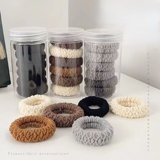 ยางรัดผมหางม้า แบบยืดหยุ่นสูง และทนทาน สไตล์เกาหลี เครื่องปร…