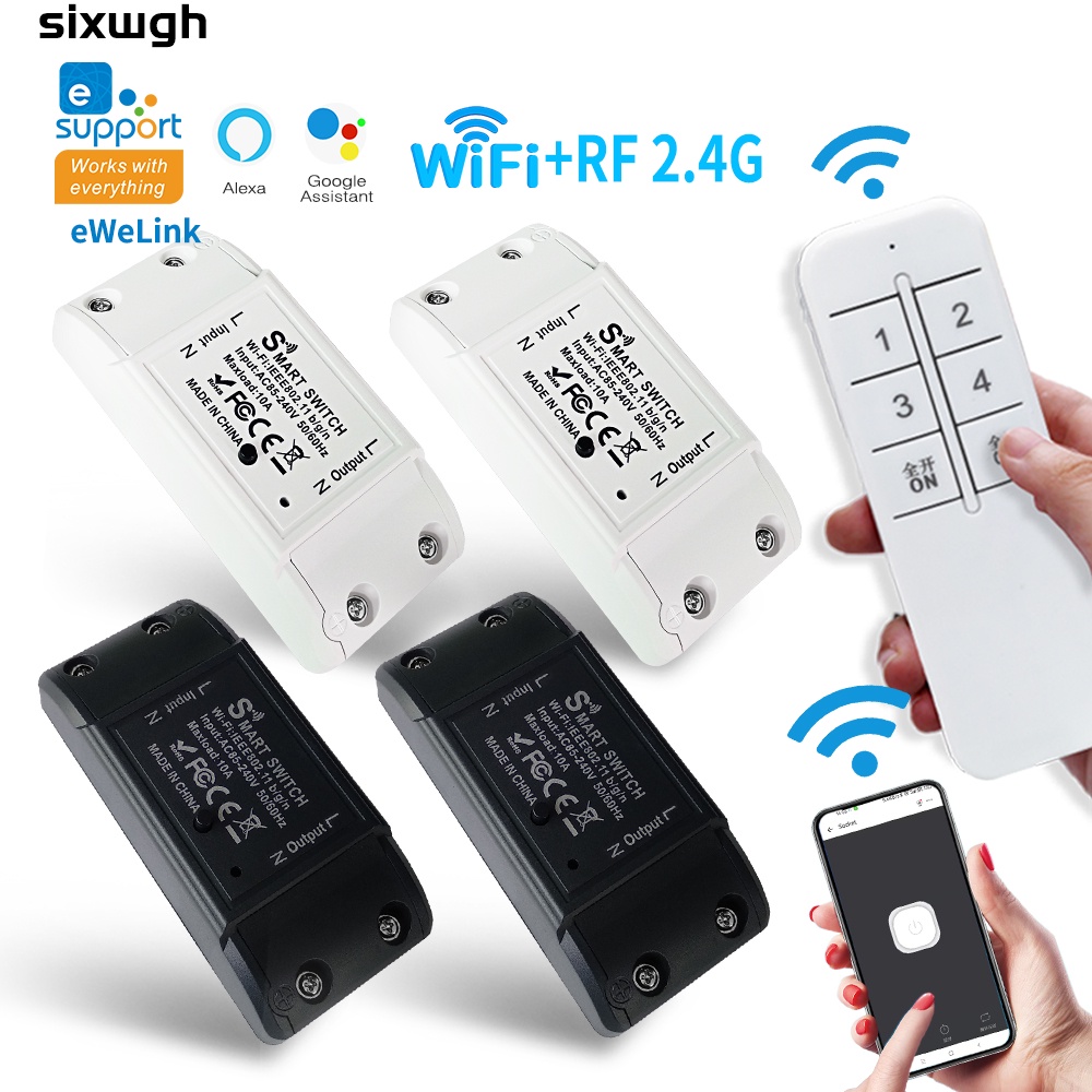 Ewelink สวิตช์อัจฉริยะ WiFi ไร้สาย รองรับ eWeLink APP รองรับ Alexa Google Home ควบคุมด้วยเสียง
