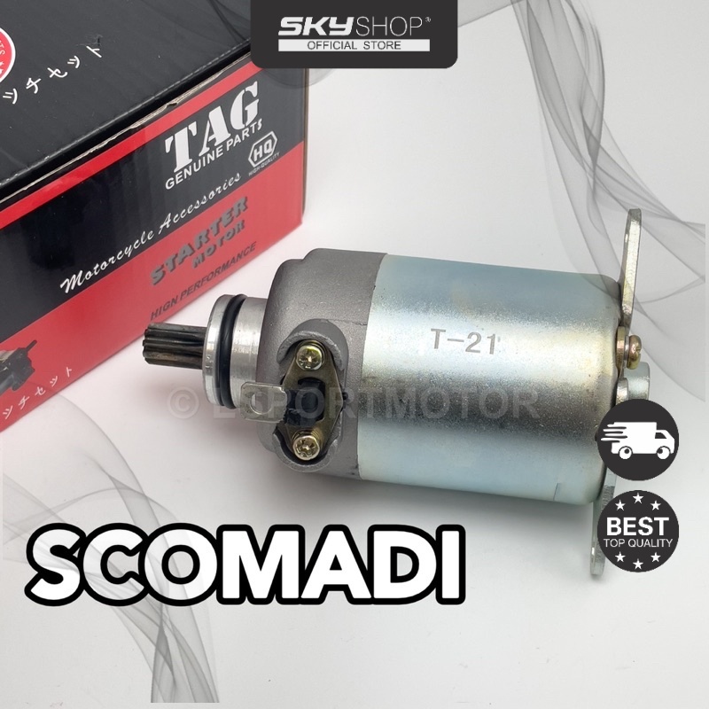 SCOMADI TL125 STARTER MOTOR ASSY TL 125 (S)