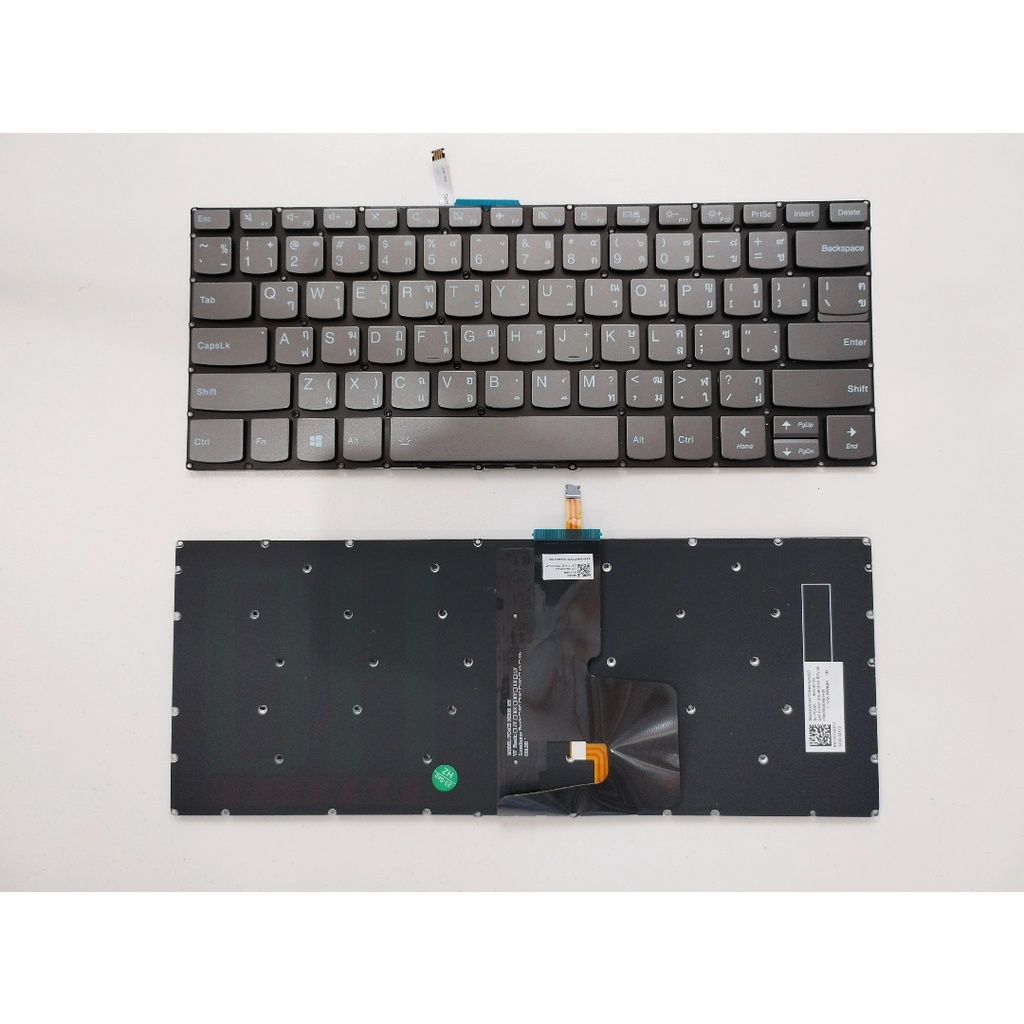แป้นพิมพ์คีย์บอร์ดโน๊ตบุ๊ค Lenovo IdeaPad 330-14IKB 330-14AST 330-14IGM V330-14ARR V330-14IKB V330-14ISK Keyboard มีไฟ