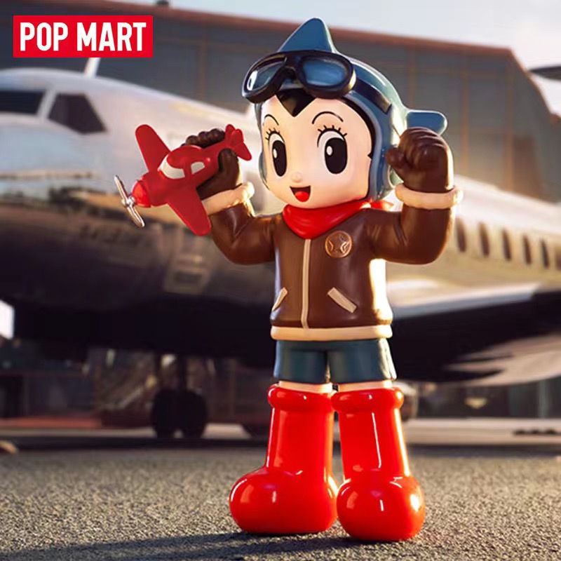 【ของแท้】POPMART กล่องสุ่ม ตุ๊กตาฟิกเกอร์ Astro Boy Diverse Life เครื่องประดับ ของขวัญ