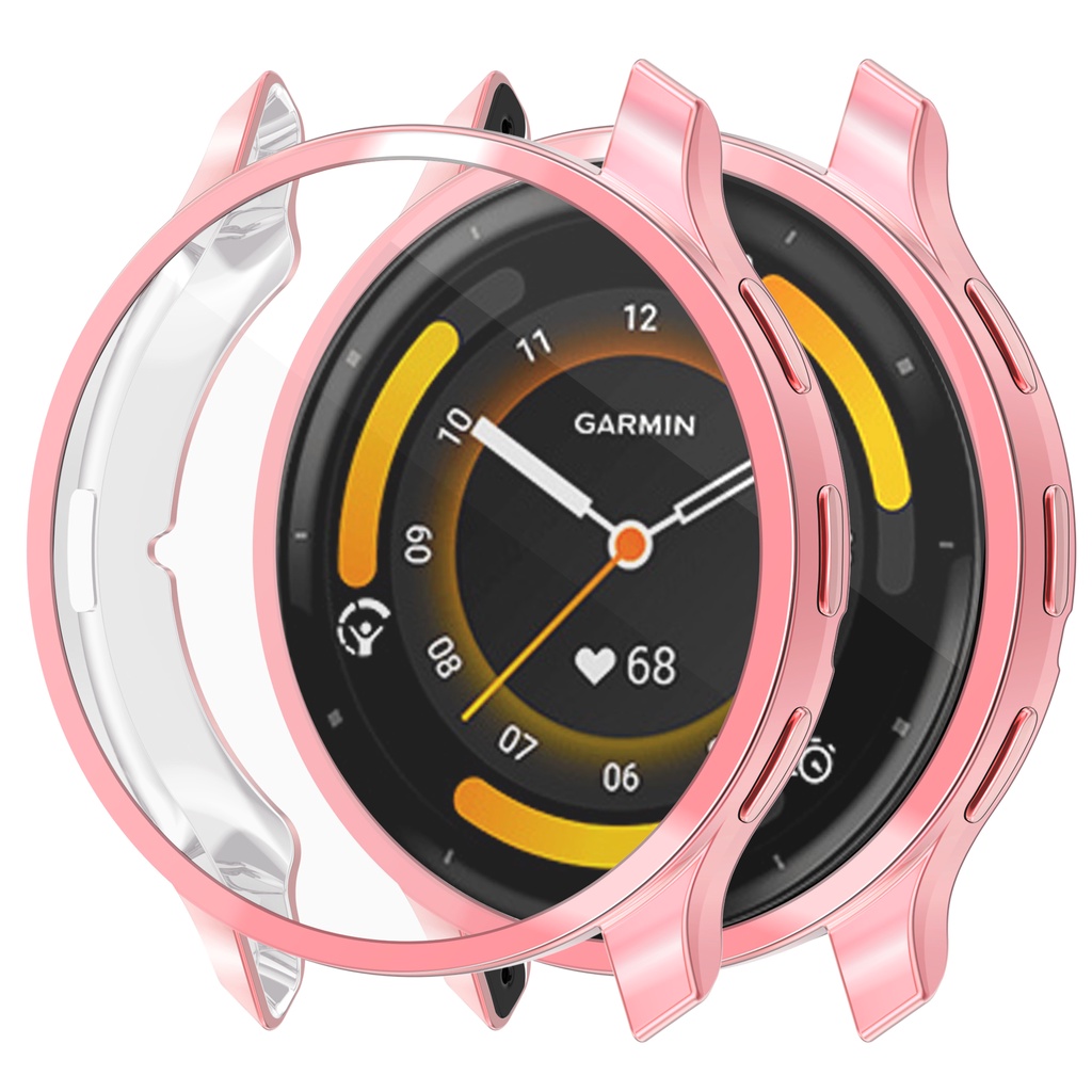 เคสป้องกัน TPU แบบนิ่ม ชุบไฟฟ้า สําหรับ Garmin Venu 3 3s