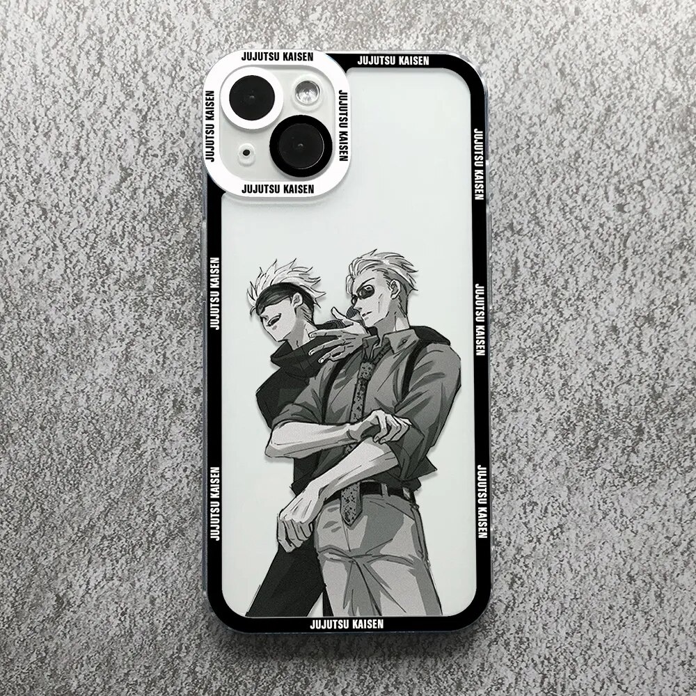 Gojo Satoru Kento Nanami Jujutsu Kaisen Manga ขอบสี่เหลี่ยม iphone และ samsung xiaomi oppo case