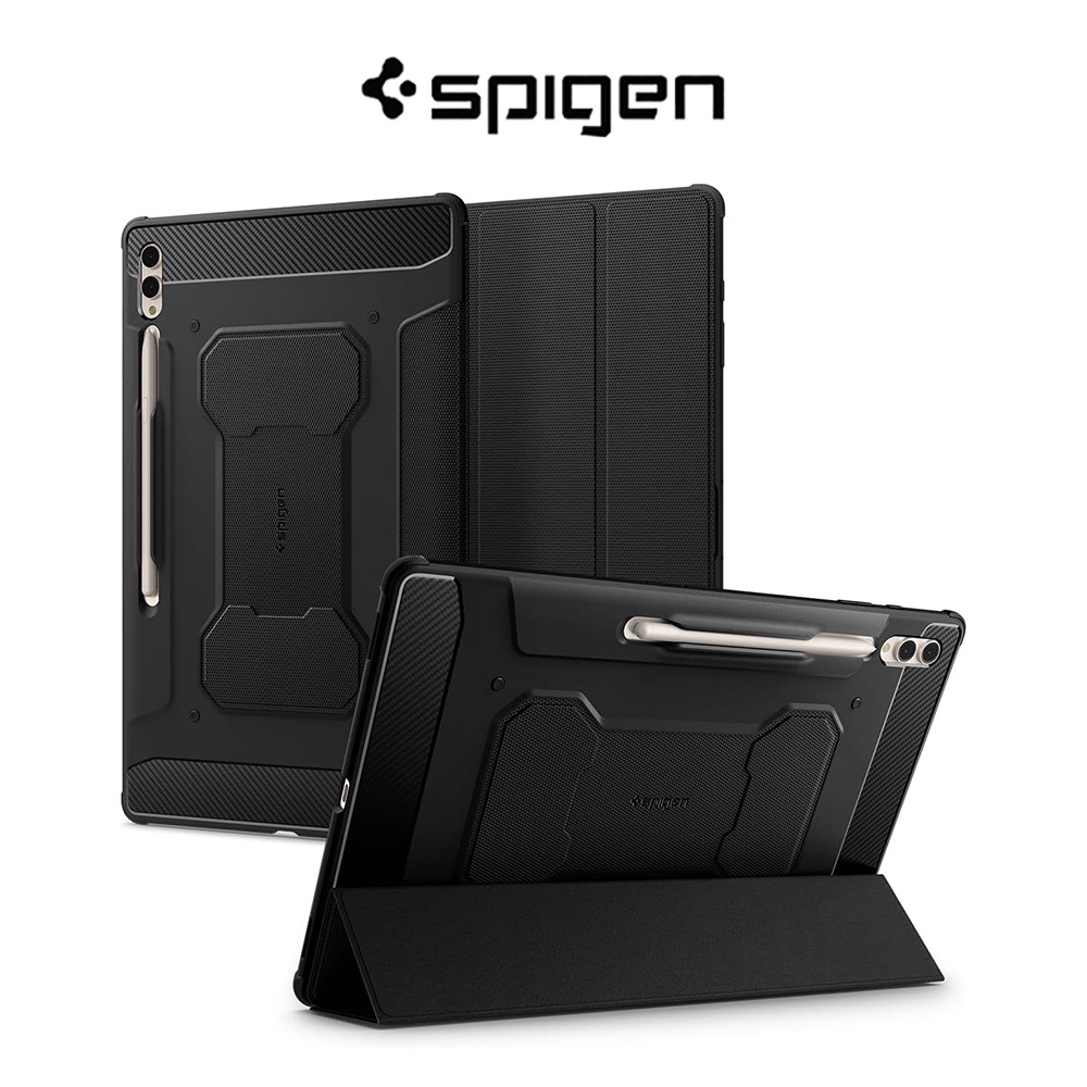 Spigen Galaxy Tab S9 / Plus / Ultra Case Rugged Armor Pro Galaxy Tab S8 Ultra Case Premium กันกระแทก Samsung Cover