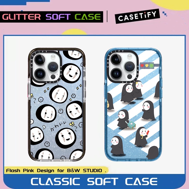 เคสโทรศัพท์มือถือนิ่ม กันกระแทก เต็มเครื่อง ลายคนไร้หน้าน่ารัก สําหรับ IPhone 15 15Pro 15ProMax 14 13 12 11 Pro Max