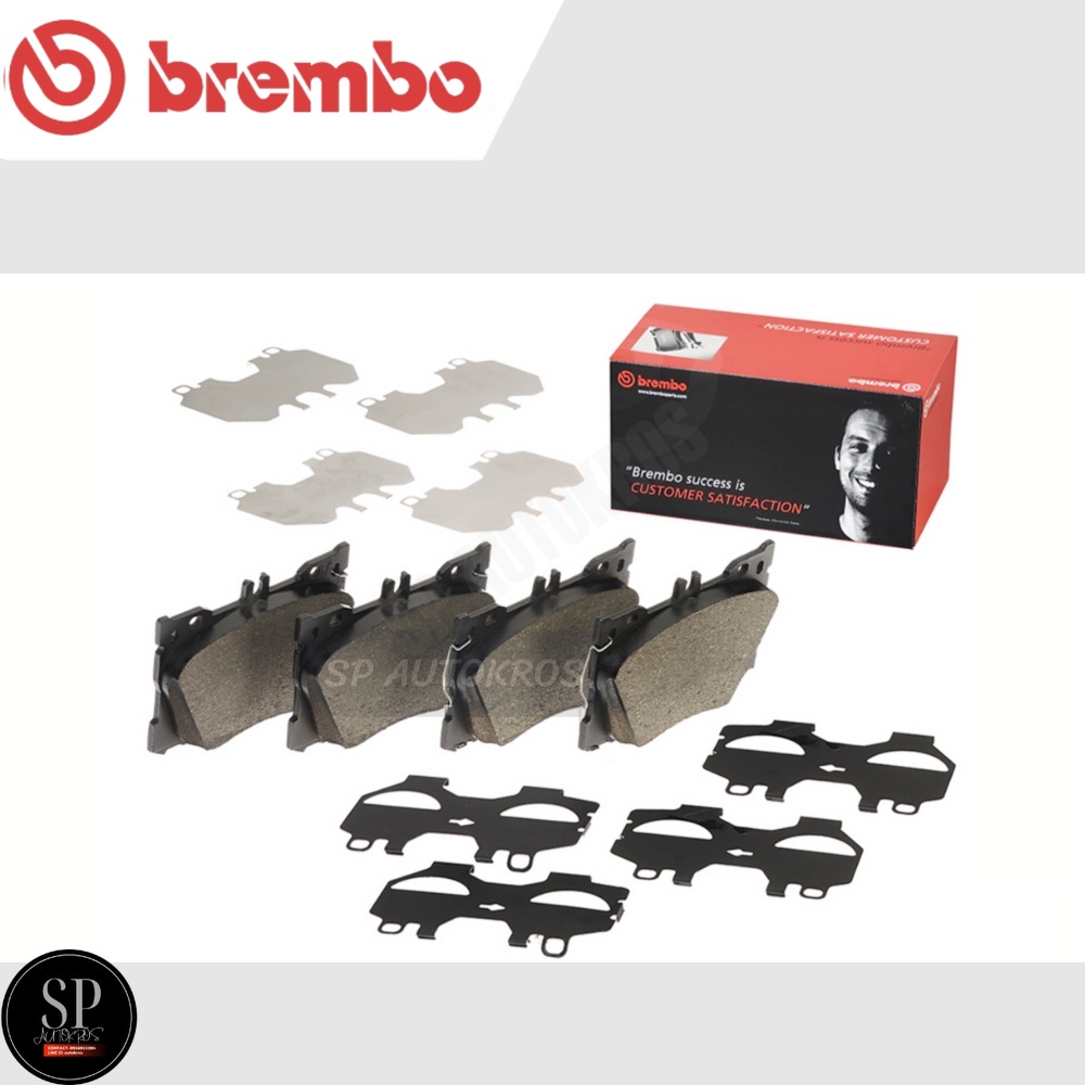 BREMBO ผ้าดิสเบรคหน้า BENZ GLC X253, GLC Coupe C253 15->, 43AMG C CLASS W205, C-Coupe C205, E CLASS 