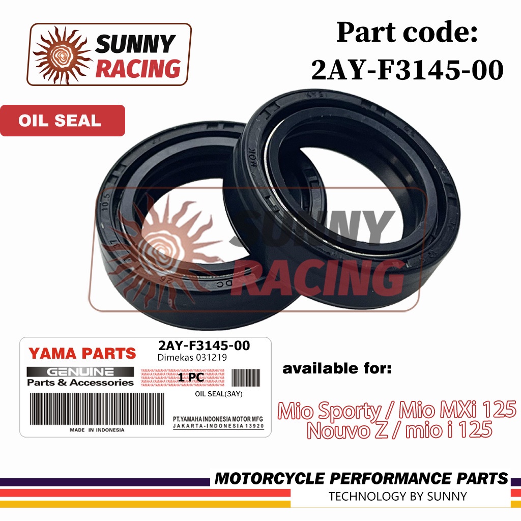 ซีลโช๊คหน้า ซีลกันฝุ่น Mio Jupiter MX Vega R and ZR 51490-KGH-901