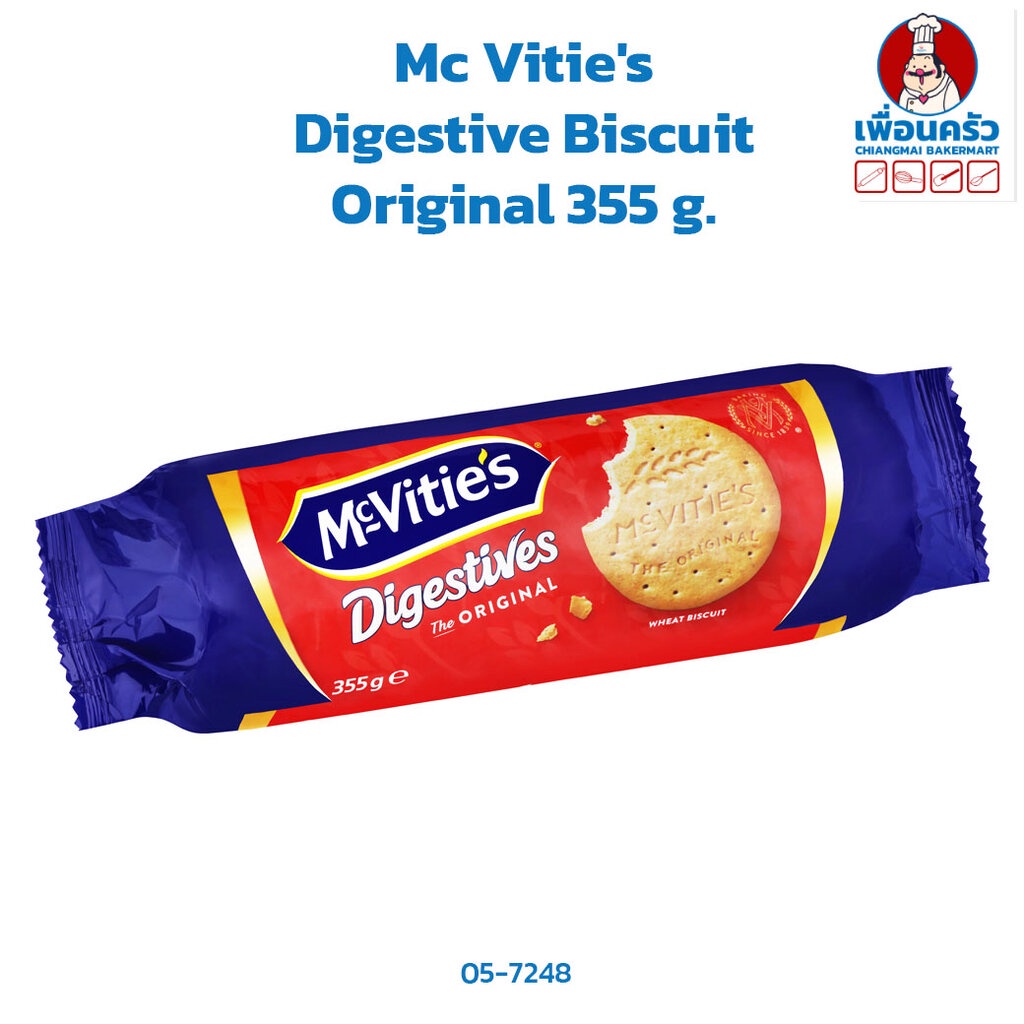 แมคไวตี้ส์ ไดเจสทีฟ บิสกิต ออริจินอล Mc Vitie's Digestive Biscuit Original 355 g. (05-7248)
