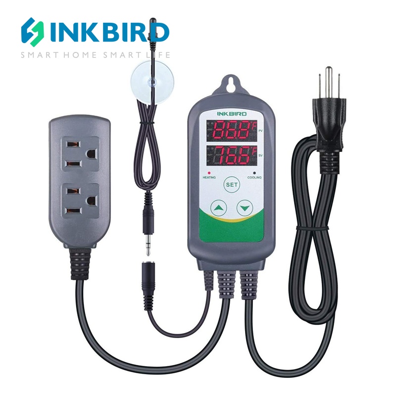 Inkbird ITC-308S Series เครื่องควบคุมอุณหภูมิ สําหรับตู้ปลา เรือนกระจก
