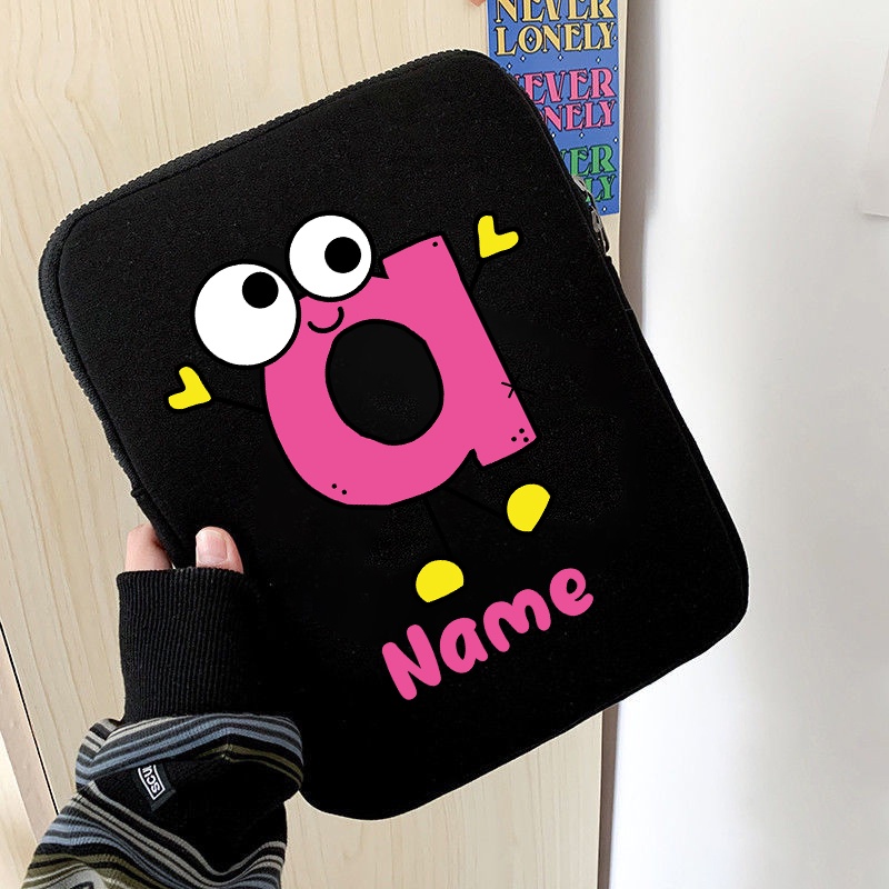 กระเป๋าใส่แท็บเล็ต Ipad ป้องกันการชน ลายตัวอักษรน่ารัก สไตล์เกาหลี สําหรับ Ipad