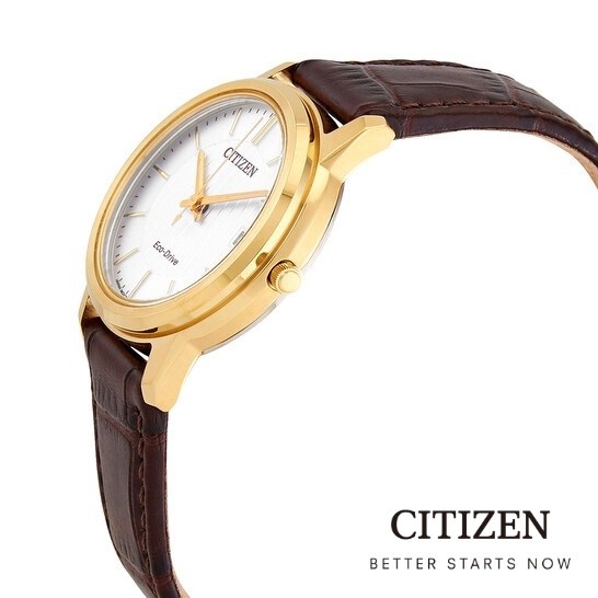 Watch CITIZEN Eco-Drive FE6012-11A Leather Lady  Watch (นาฬิกาผู้หญิงพลังงานแสง)