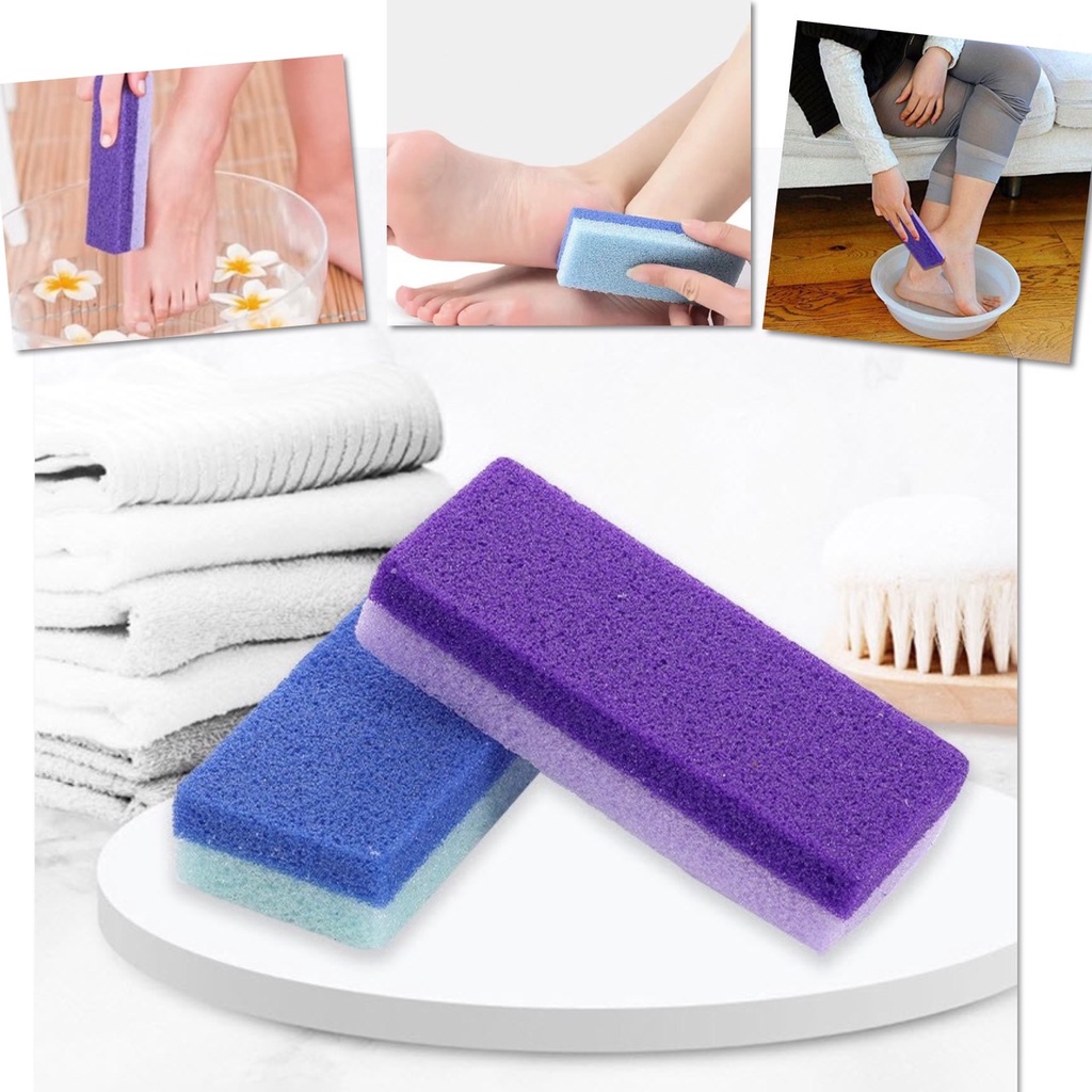 ❤ โฟมขัดเท้า ที่ขัดส้นเท้า หินขัด ส้นเท้าแตก ผลัดผิว ขัดขี้ไคล ใช้ได้ทั้ง ข้อศอก หัวเข่า มือ ❤