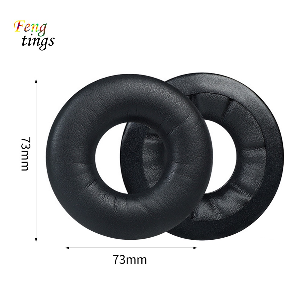 [Ft] ฟองน้ําครอบหูฟัง หนังเทียม กันลื่น กันเสียงรบกวน สําหรับ Sennheiser HD25-1II HD25 HD25SP 25SP-II 1 คู่