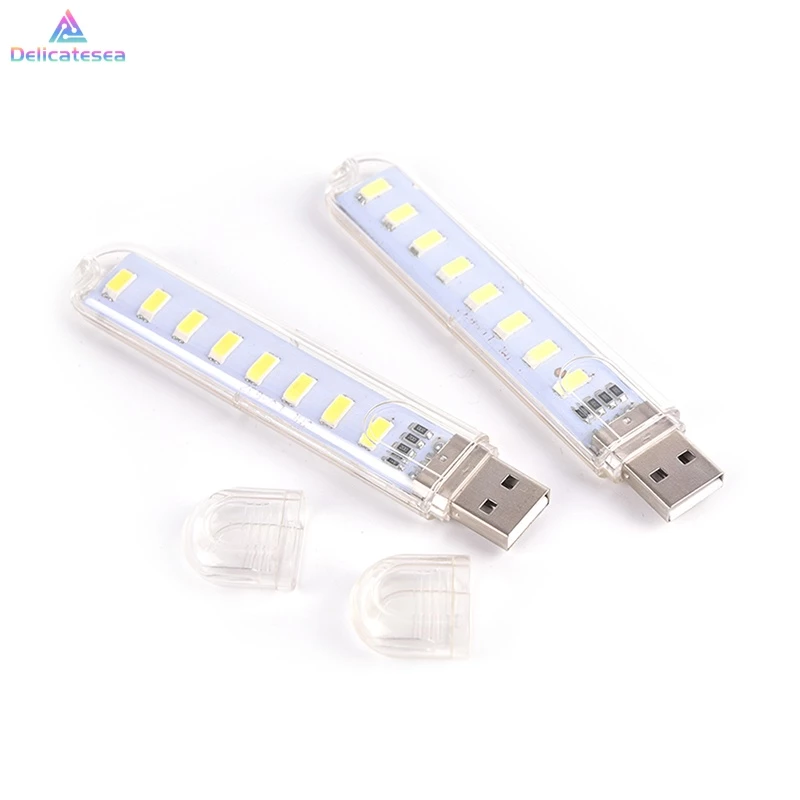 Delicatesea โคมไฟ LED USB 8 ดวง แบบพกพา สำหรับแล็ปท็อปและพีซี thumbnail 8