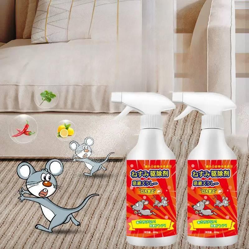 สเปรย์ฉีดไล่หนู 500ml  จิ้งจก ตุ๊กแก  ในห้องเครื่องรถยนต์ ในรถยนต์ ในบ้าน #P-0031