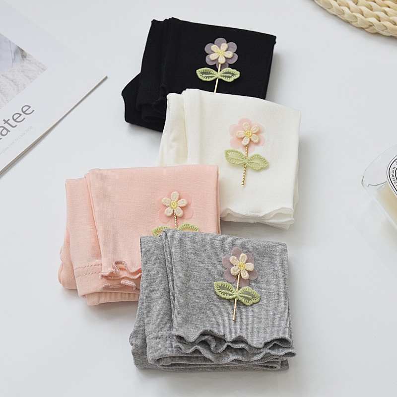 กางเกงเลกกิ้งขายาว แบบบาง ขนาดเล็ก แฟชั่นฤดูร้อน สําหรับเด็กผู้หญิง