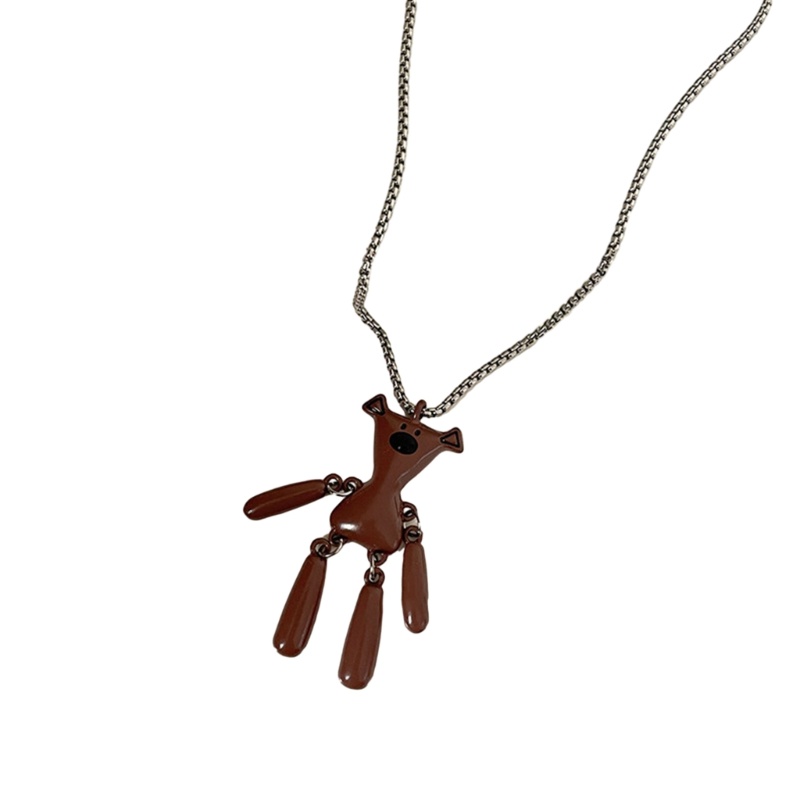 Arin Vintage Curry Bear จี้ Choker Gothic รูปที่ 4