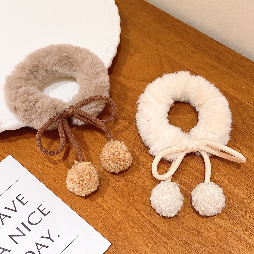 ยางรัดผม แบบยืดหยุ่นสูง สไตล์เกาหลี แฟชั่นฤดูใบไม้ร่วง และฤดูหนาว สําหรับผู้หญิง 2023