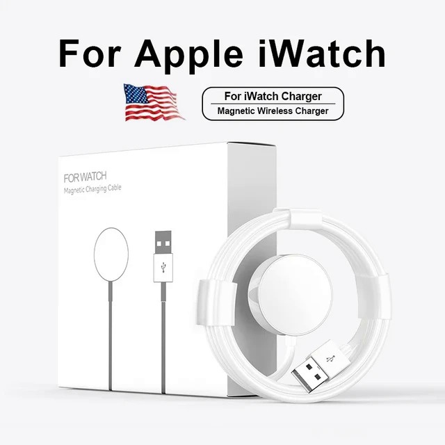 ของแท้ สายชาร์จแม่เหล็กไร้สาย USB แบบพกพา สําหรับ Apple Watch Series 8 7 6 5 SE iWatch