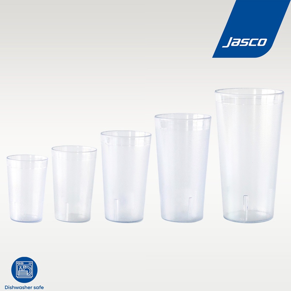 Jasco แก้วน้ำพลาสติก เข้าเครื่องล้างจานได้ Tumblers