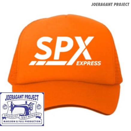 Trucker Hat Net Hat Cap Distro SPX Express custom อินโดนีเซียผู้ชายผู้หญิง unisex cool คําตลกเด็กผู้
