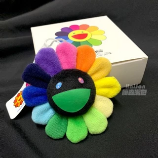 คุณภาพสูง ญี่ปุ่น Takashi Murakami ดอกทานตะวัน เข็มกลัด Wang Yibo ดาว สไตล์เดียวกัน คู่รัก กระเป๋า เครื่องประดับ รองเท้า เสื้อผ้า อุปกรณ์เสริม