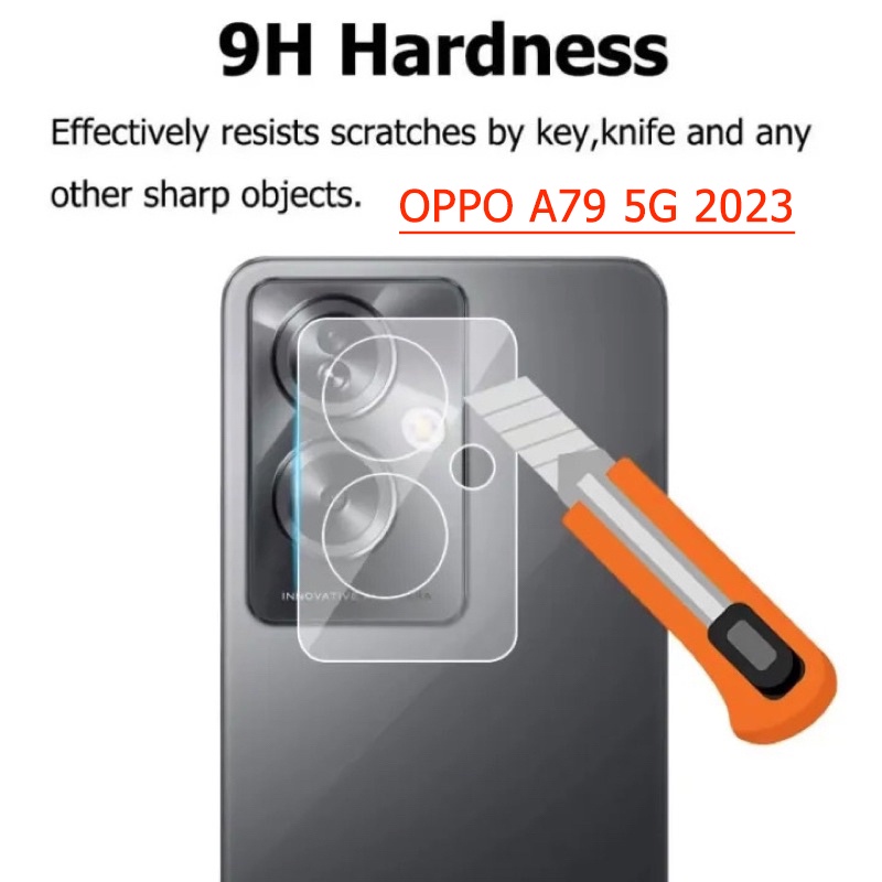 พร้อมส่ง A79 กระจกนิรภัยกันรอย เลนส์กล้อง สําหรับ OPPO A79 5G 2023 ฟิล์มกระจก กันเลนส์  007