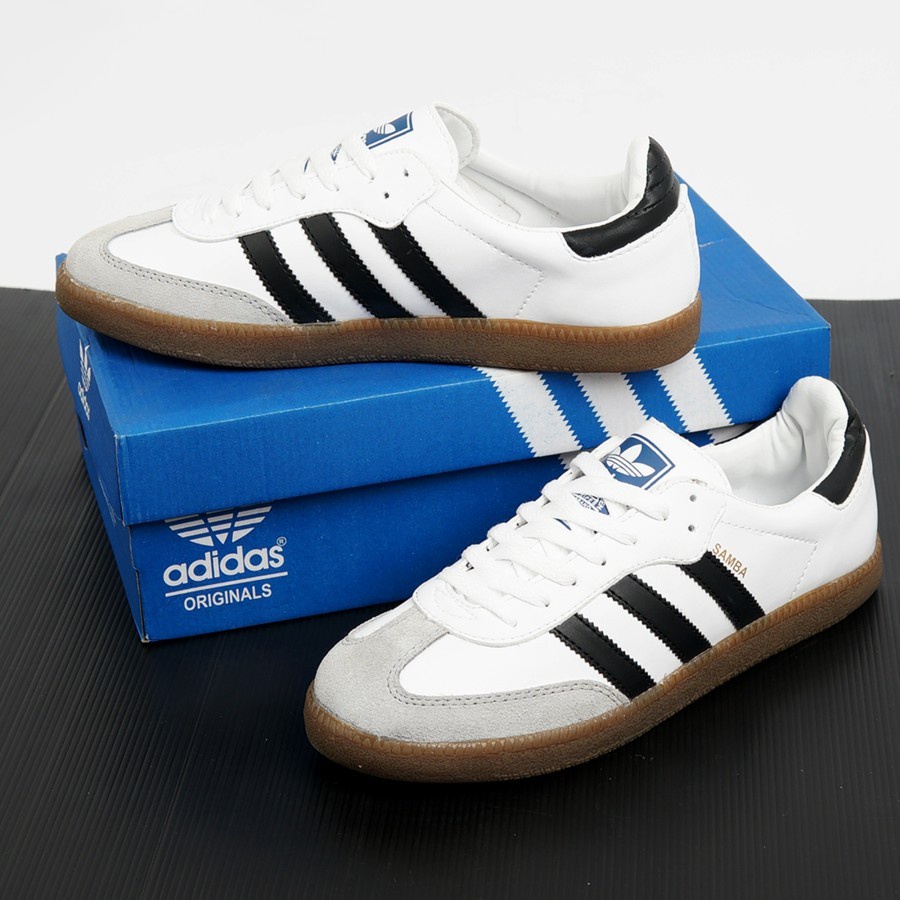 Adidas Samba White Black Classic Men Import sneakers Men School Shoes Adidas Samba OG FT night carg
