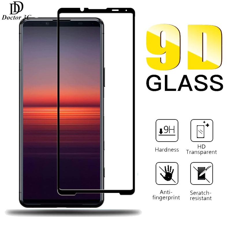 9D ฟิล์มกระจก เต็มจอ Sony Xperia 10 VII 5 1 II III IV V XA2 XA1 Ultra XZ2 X Compact 4G 5G 2024 2025