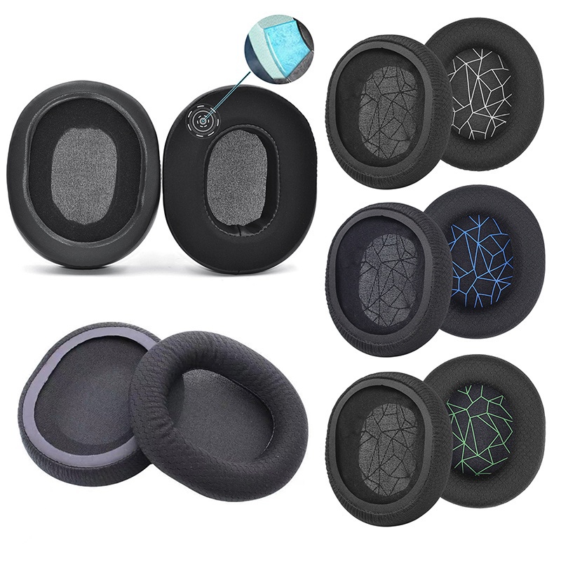 แผ่นรองหูฟัง 1 คู่สําหรับ SteelSeries Arctis 1 3 5 7 9 9X Pro ชุดหูฟังแผ่นรองหูฟังเบาะ Earmuffs