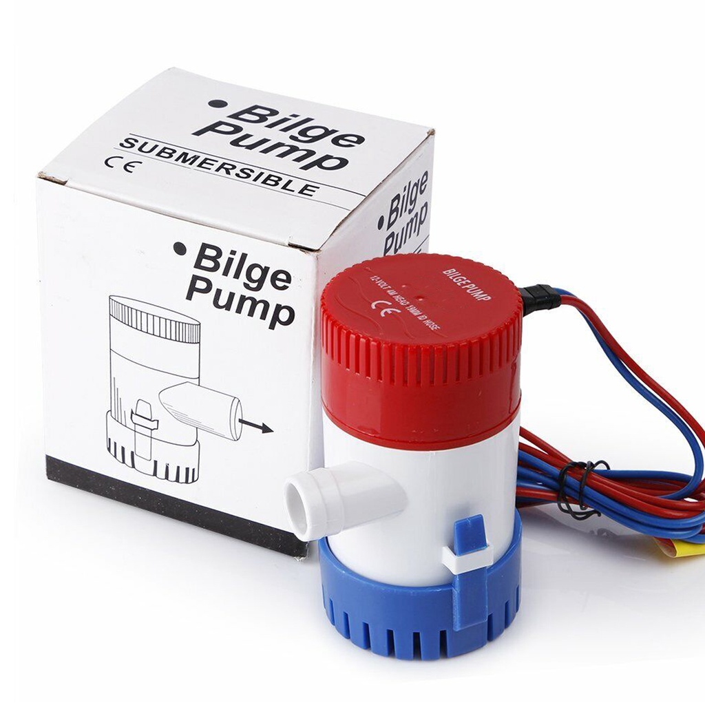 ปั๊มจุ่ม รุ่นพิเศษ น้ำท้องเรือ DC 1100GPH 12V 24V ไดโว่ ปั๊มแช่ ไดโว่อลูมิเนียม ปั๊มน้ำ โซล่าเซลล์