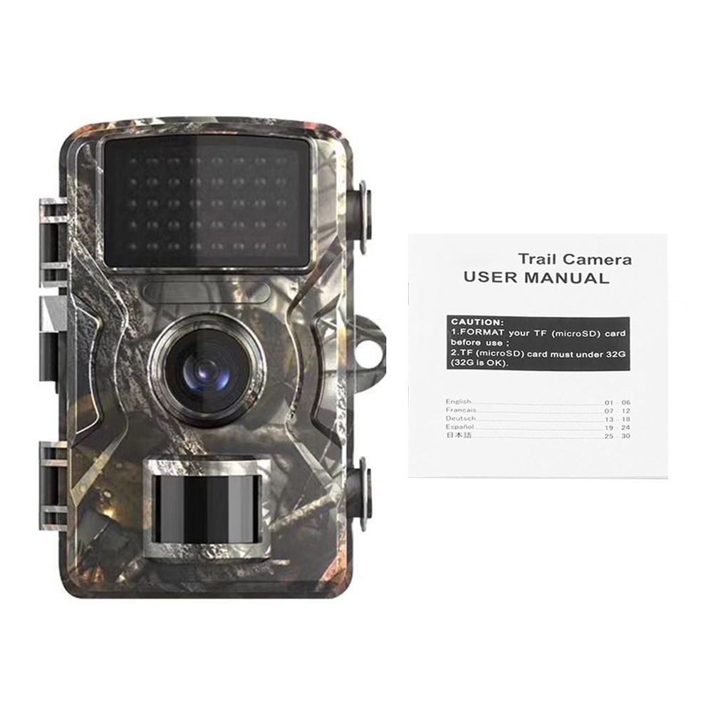 16MP 1080P Trail Camera IP66อินฟราเรดกล้องรักษาความปลอดภัยกันน้ำสำหรับการสังเกตสัตว์ป่าในบ้านความปลอดภัย - รูปที่ 5