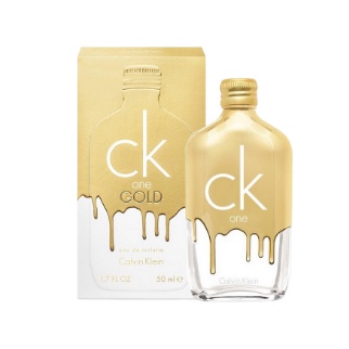 CALVIN KLEIN - CK One Gold EDT ขนาด 50 ml. ด้วยกลิ่นโน๊ตไม้ที่ให้ความสดชื่นความมีชีวิตชีวาของแท้100%