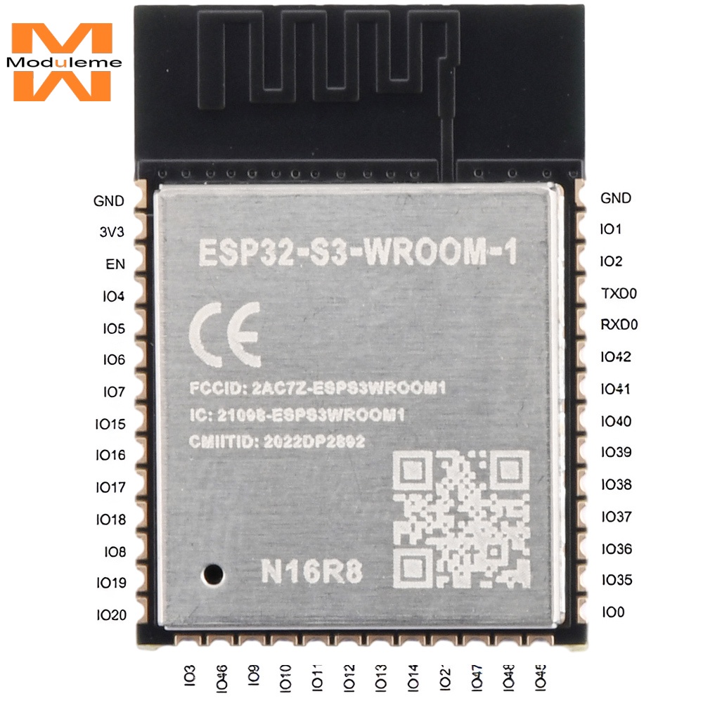 โมดูลบอร์ดทดลอง ESP32-S3-WROOM-1 N16R8 N8R2 WiFi บลูทูธ 5.0 32-bit Dual Core MCU