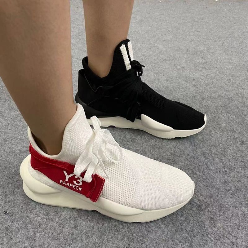 Adidas Y-3 Y3 Breathable Retro Dad Shoes Thick Bottom Jogging Shoes Men's and Women's Shoes