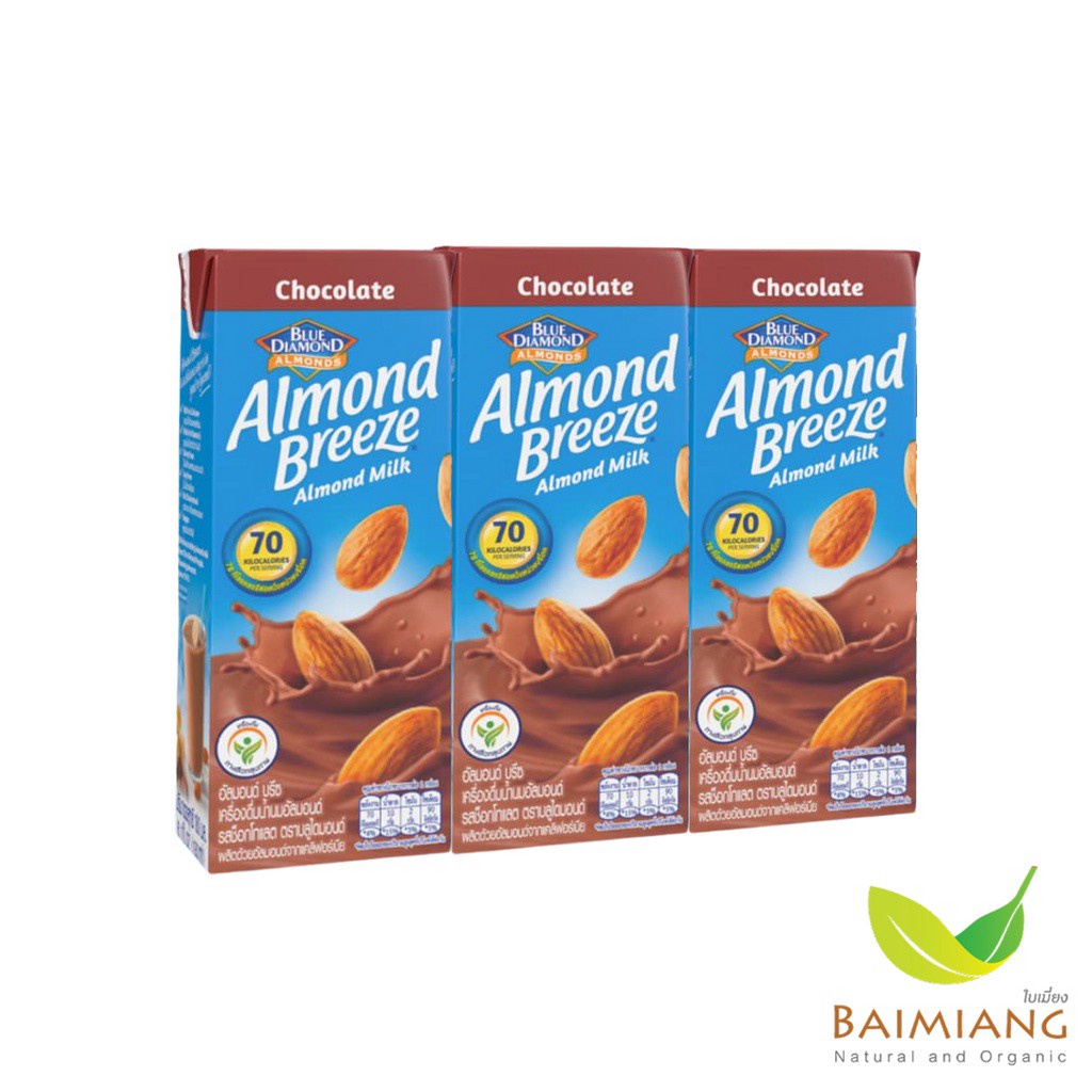 [1 แพ็ค] Blue Diamond น้ำนมอัลมอนด์ รสช็อกโกแลต ขนาด 180 ml. (03808-3) Exp. 19/10/2025
