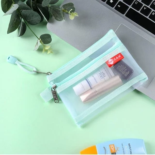 COPPERIX ใส่เหรียญขนาดเล็ก,ตาข่ายไนลอนรถบัส ID กระเป๋าเก็บบัตรเครดิต,พร้อมซิปกระเป๋าจัดระเบียบกระเป๋าสตางค์เงินสองชั้น
