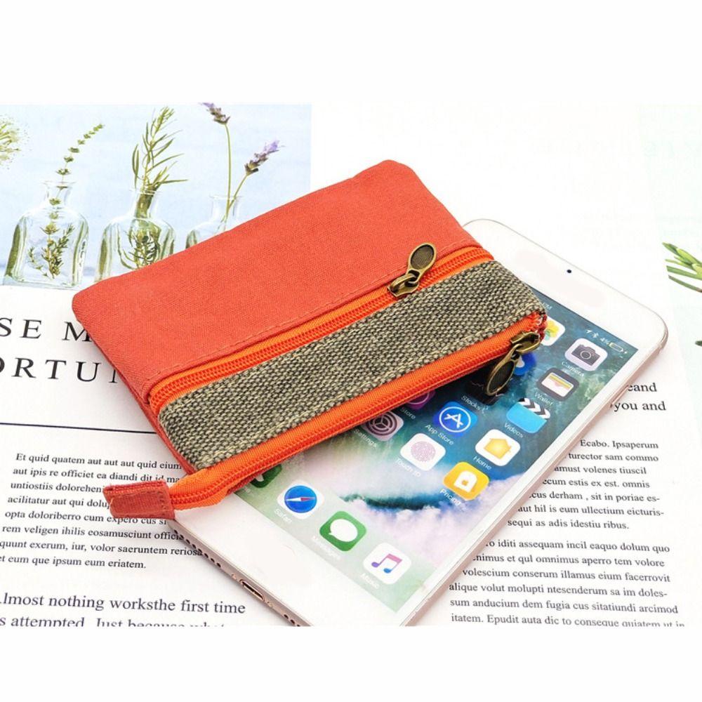 Appear กระเป๋าสตางค์ กระเป๋าใส่เหรียญ ผ้าฝ้าย แบบพกพา สําหรับผู้หญิง - รูปที่ 3