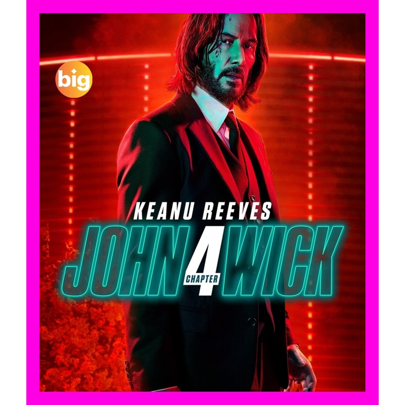 Bluray เสียงไทยมาสเตอร์ John Wick Chapter 4 (2023) แรงกว่านรก 4 หนังบลูเรย์